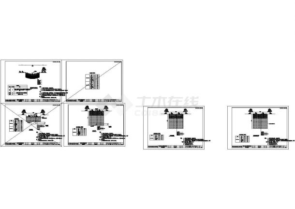 四川海绵城市雨水收集景观施工CAD图块（附施工图设计说明）-图二