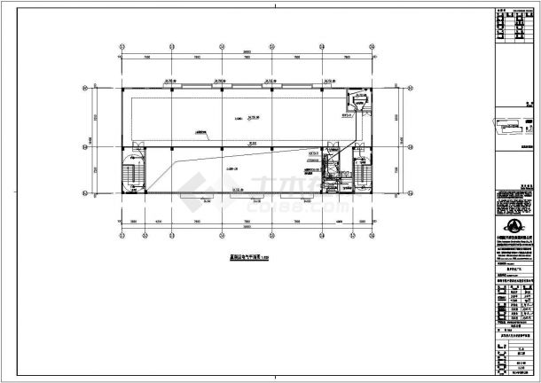 某地办公楼大楼电气CAD设计施工图-图二