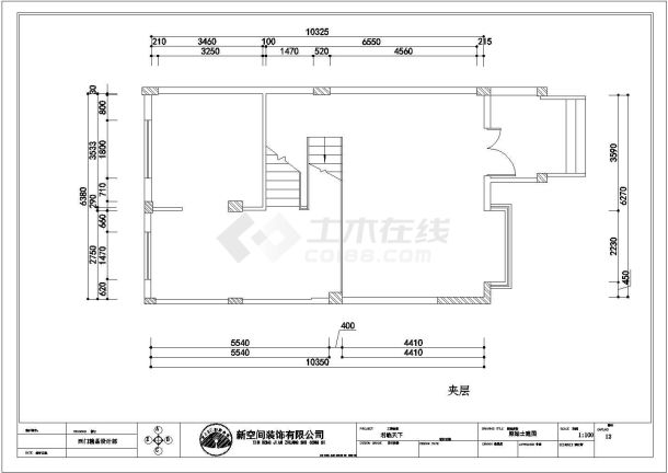 某地地中海风格建筑装修CAD施工图（含效果图）-图二