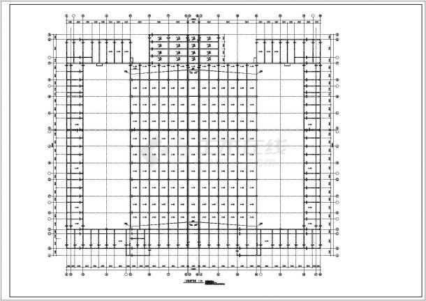 某地三层框架结构办公楼设计方案图-图二