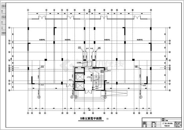 某18层高层住宅楼建筑给排水设计施工图-图一