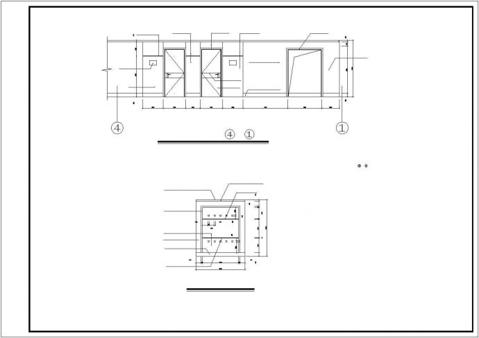 某市大型办公楼室内装修CAD设计图纸_图1
