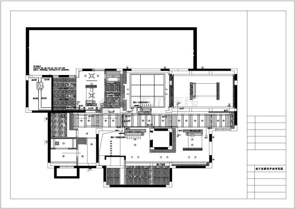 某地区别墅空调及采暖施工cad图-图一