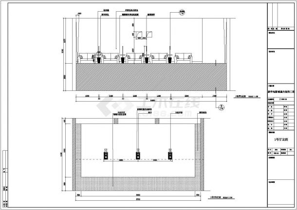 某酒店建筑设计方案及施工全套CAD图纸-图二