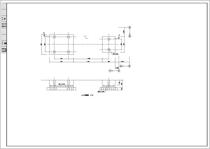 设备基础平面设计方案及施工全套CAD详图_图1