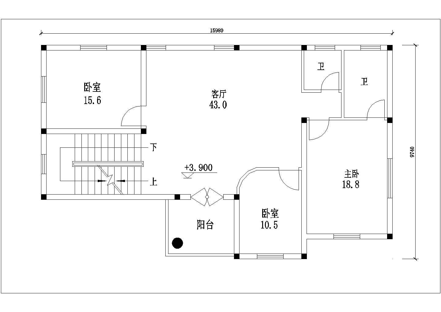 大型别墅设计方案及施工全套CAD图纸
