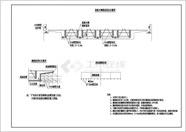 工业厂房门式架设计方案及施工全套CAD图纸-图二