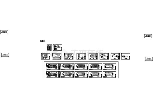 某高校艺术体育中心及综合楼电施图纸-图一