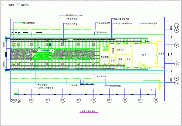 某地地铁车站装修CAD设计施工图-图一