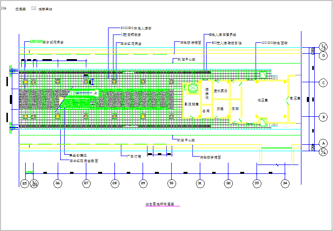 某地地铁车站装修CAD设计施工图_图1