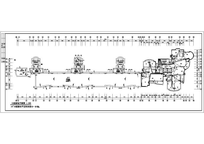 某地区11+1跃迁层住宅全弱电设计CAD图_图1