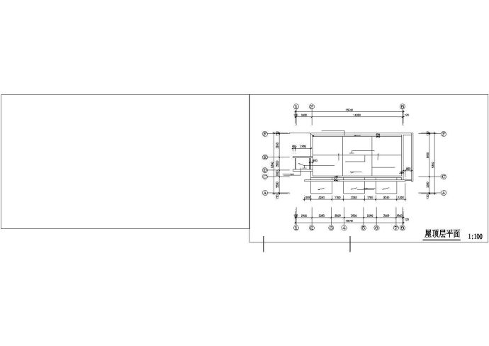 某地小型售楼部建筑施工图_图1