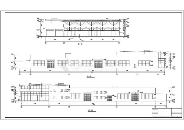 某地东风本田展厅建筑设计图-图一