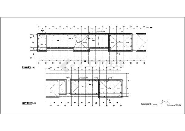 某地住宅区临街商铺建筑设计方案图-图二