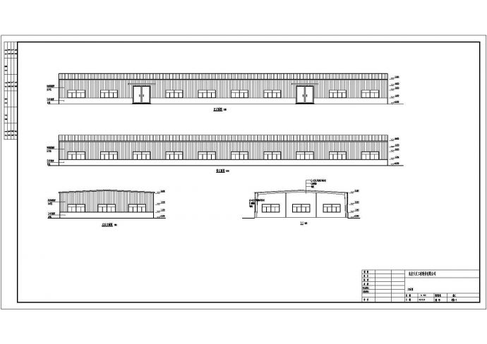 某钢结构厂房结构设计施工图（含建筑）_图1