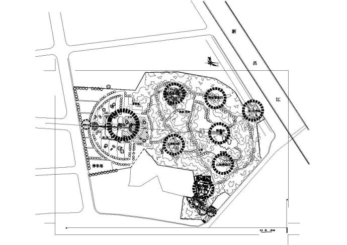 某地区公园景观CAD设计详图_图1