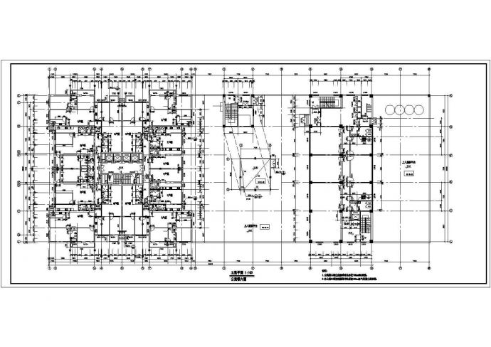 某地三十二层大型综合商业建筑施工图_图1