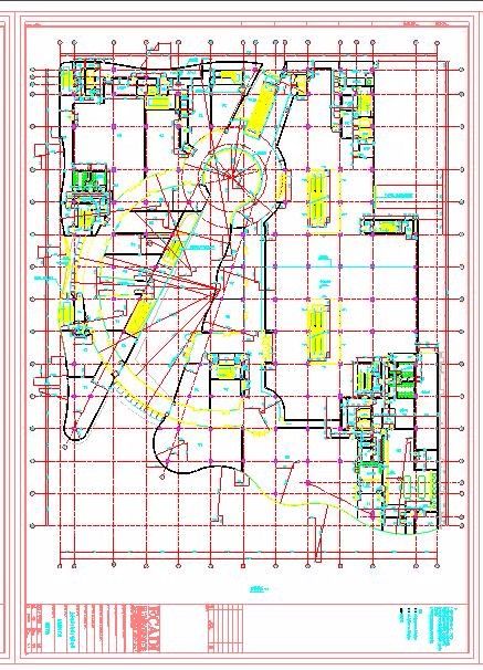 某地广场九层商业购物中心建筑施工图-图二