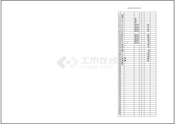 某地区三层别墅强弱电建筑设计CAD图-图二