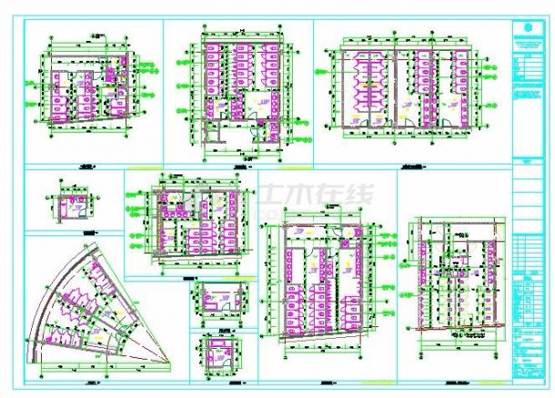 某地国际商贸皮革城建筑施工图（带节能说设计及说明）-图一