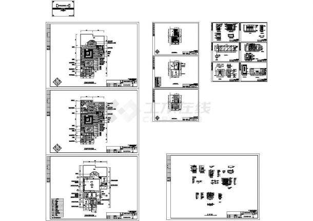 一套详细的家装施工图及大样-图一