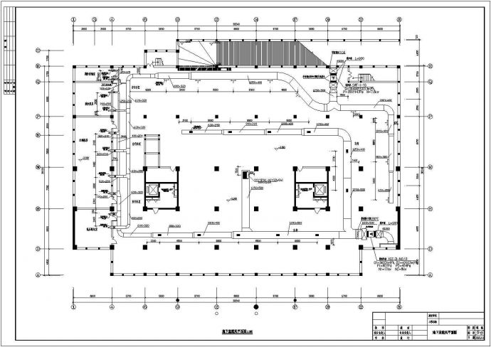 小高层餐厅综合楼通风系统设计施工图_图1