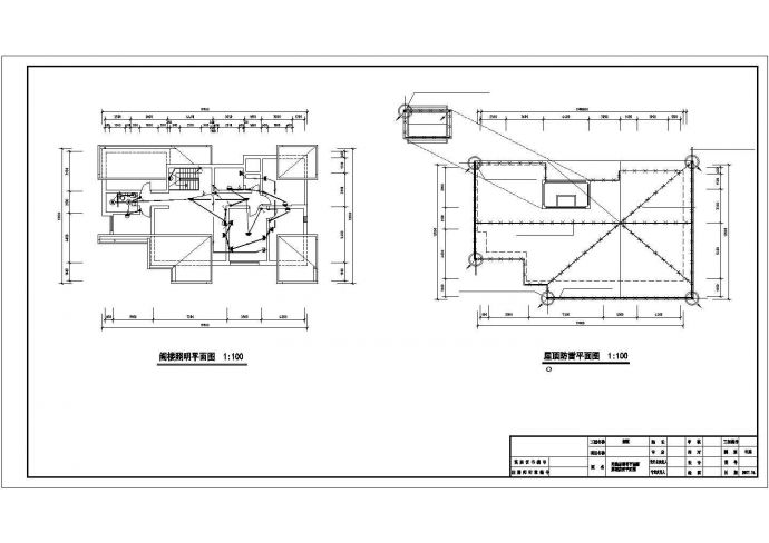 某地区别墅全套建筑电气CAD设计图_图1