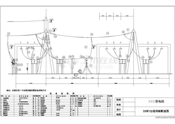 220kV变电站详细设计施工图-图二