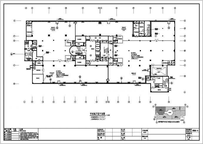 学校教学楼空调系统设计施工图（风冷热泵）_图1