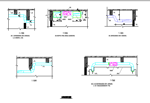 高档会所中央空调系统设计施工图（水环热泵）_图1