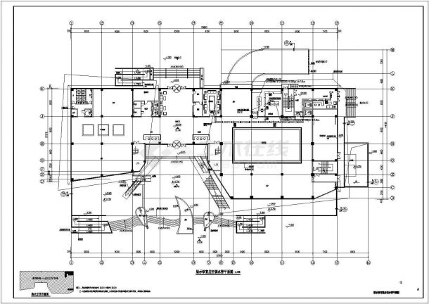文体中心展览馆空调及防排烟系统设计施工图-图二