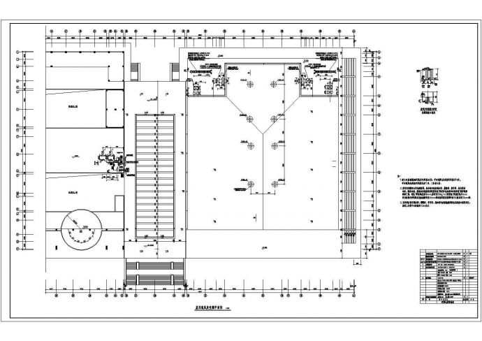 大学学生活动中心风冷热泵空调系统设计施工图_图1