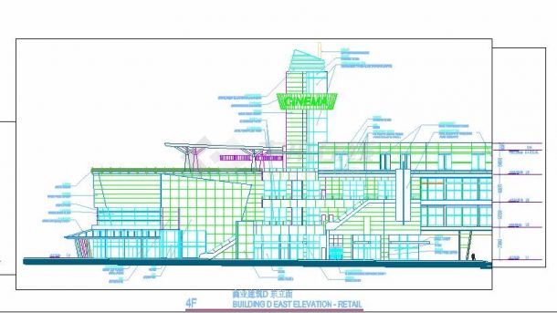 某现代城商业综合体建筑方案图-图二