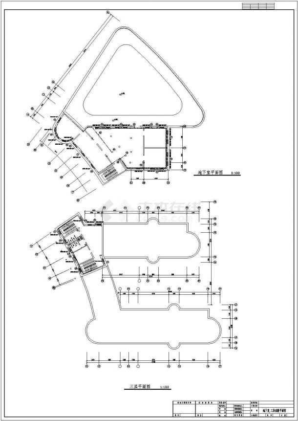 三层幼儿园建筑采暖系统设计施工图-图一