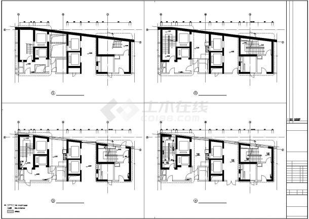 某开发区二十二层商业综合楼建筑施工图-图二