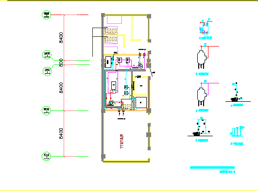 换热站供热工程设计施工图（大样图丰富）_图1