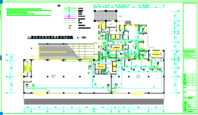 多层科技楼中央空调设计施工图_图1