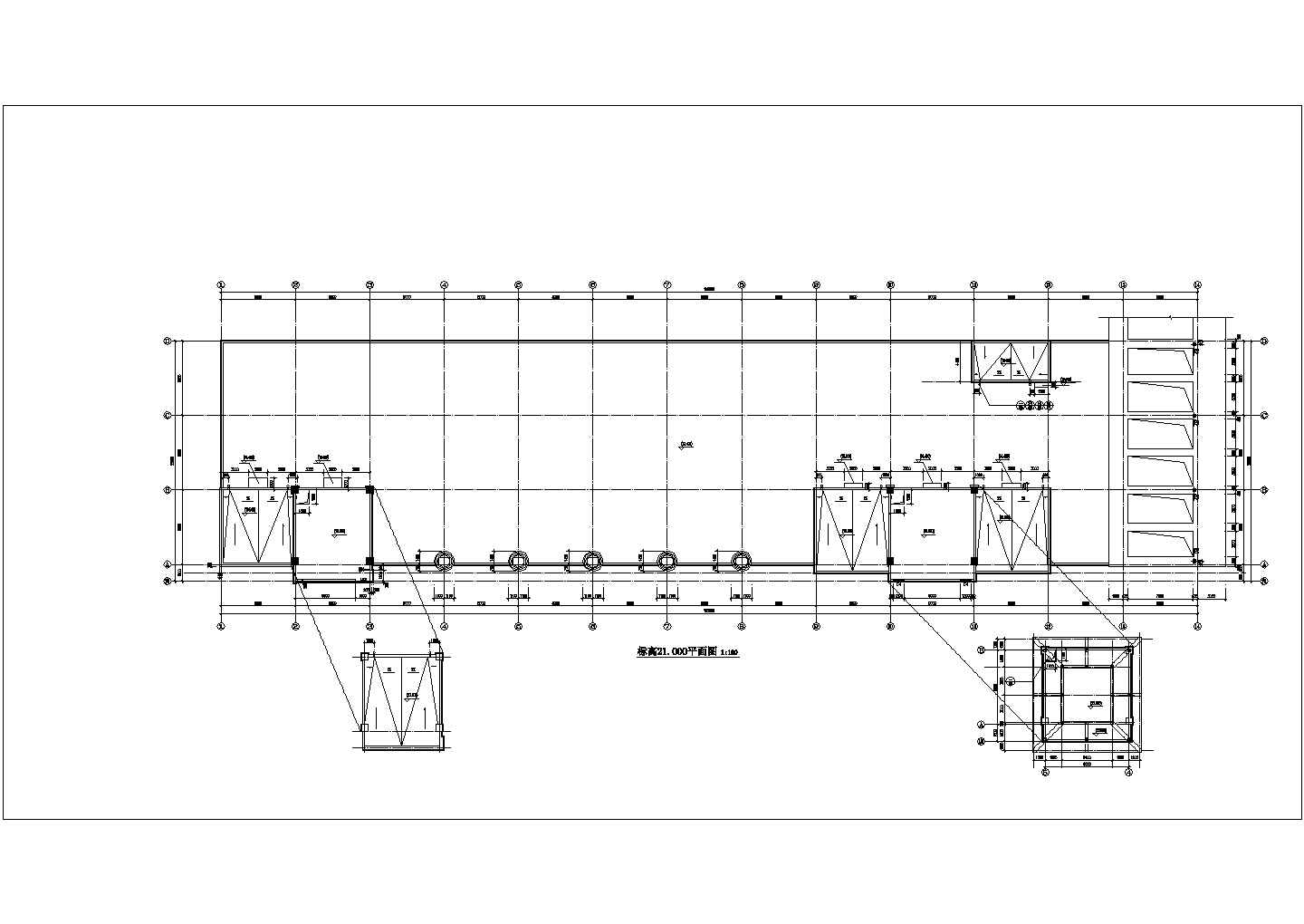 某地工业开发区研发展示中心配套商业建筑方案图