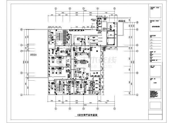 娱乐餐饮综合楼空调设计施工图-图二