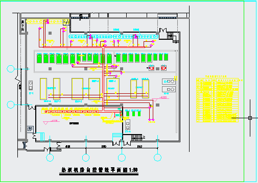 地源热泵机房自动控制设计施工图