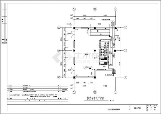 小区换热站暖通动力设计施工图-图二