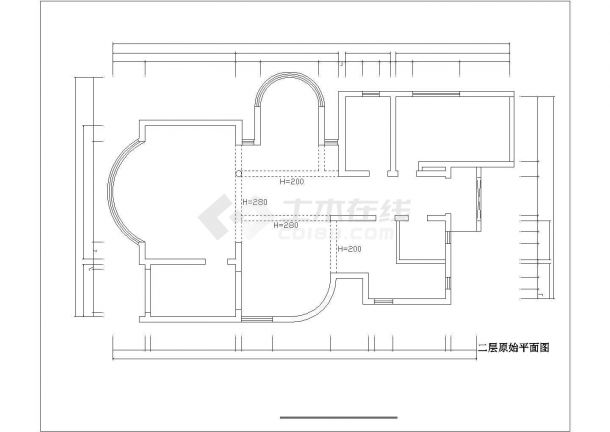 上海康桥半岛别墅金沙苑建筑设计图纸-图一