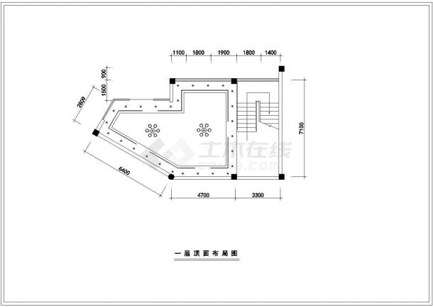 某地大酒店装修CAD设计施工图纸-图二