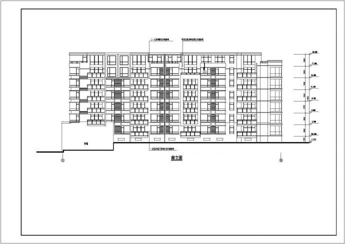 航运新村高层住宅建筑设计06完整的CAD图纸 _图1