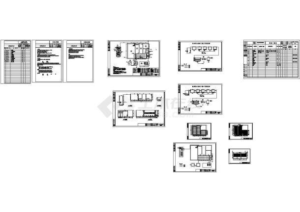 某生活污水处理站全套给排水图纸-图一