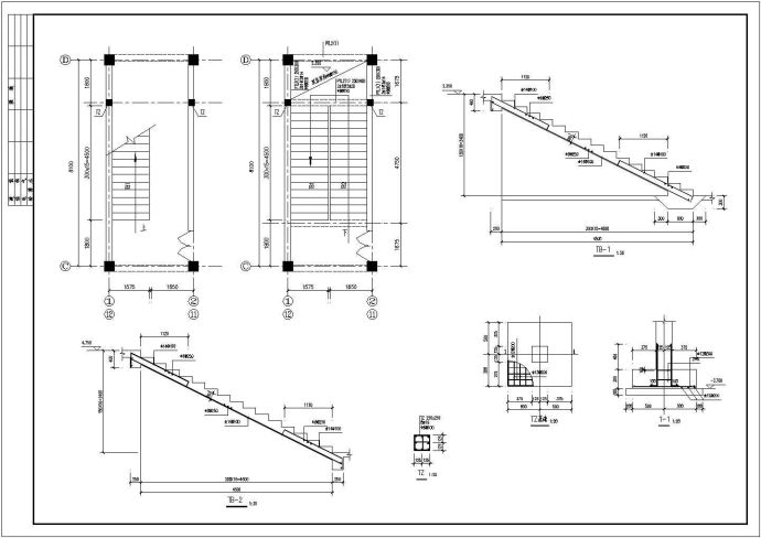 某市展览馆结构施工设计方案全套CAD图纸_图1