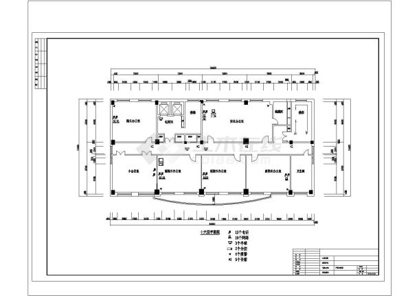 办公楼弱电系统工程电气设计全套cad施工图-图二