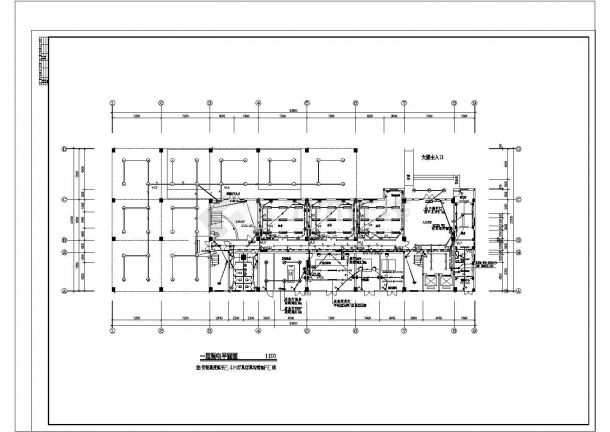 广电大楼强电全套具体电气设计施工CAD图-图一