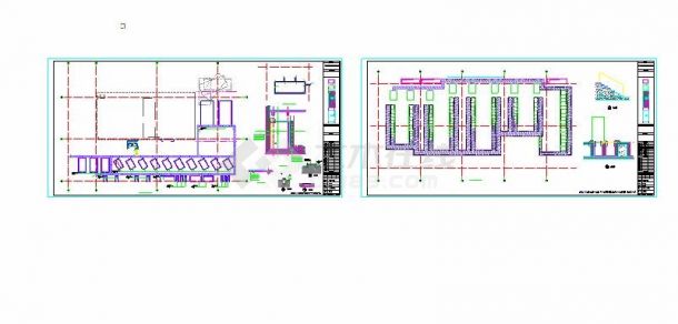 某地高层框架核心筒结构连廊式商业综合楼建筑施工图-图二