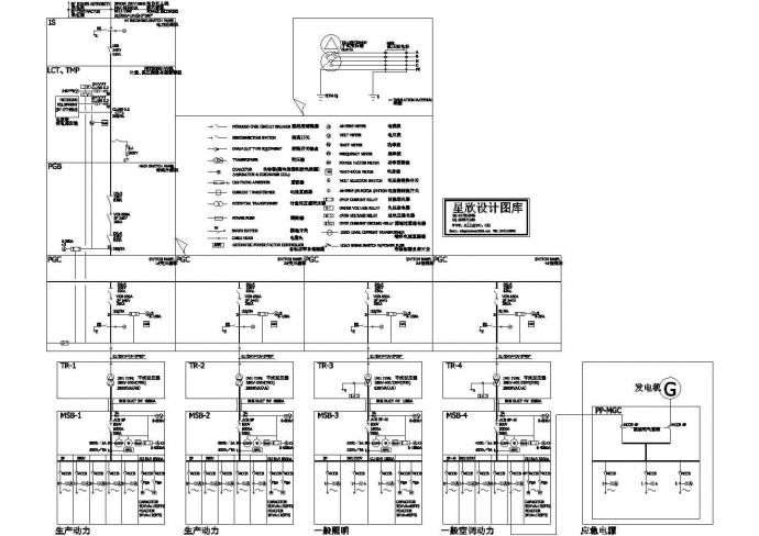 20kv变配电单线CAD图，含各设备详解图_图1